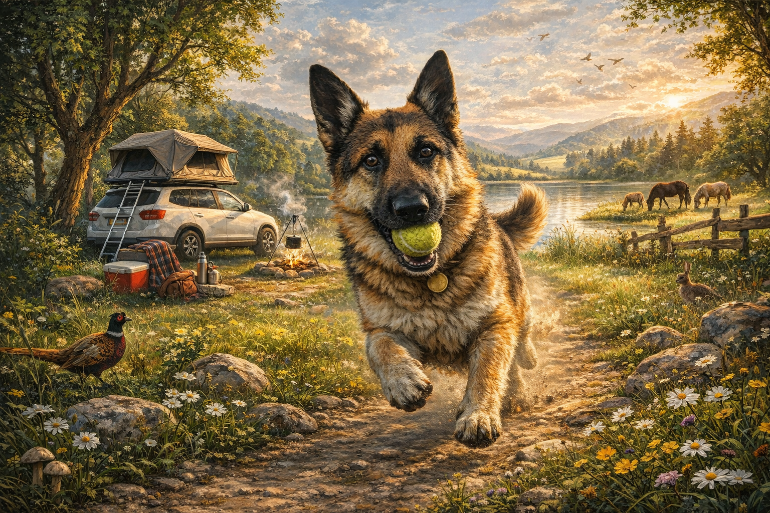 Jax the dog — example Jigsaw Tail